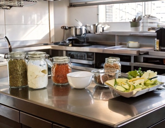 A clean, dedicated Cardiff kitchen where every Buraq lunch is cooked with care.